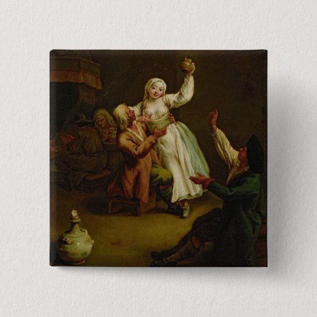 Chapa Cuadrada Los pares felices (Anverso)