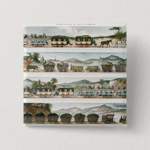 Chapa Cuadrada Los pasajeros y fletan la primera línea francesa