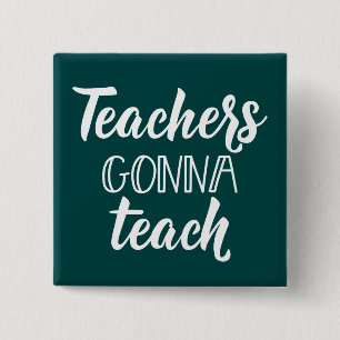 Chapa Cuadrada Los profesores van a enseñar