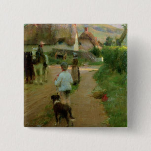 Chapa Cuadrada Los rezagados, 1888 (aceite en lona)
