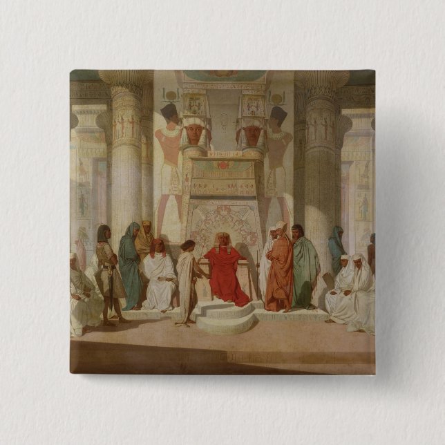 Chapa Cuadrada Los sueños del Pharaoh de explicación de José (Anverso)