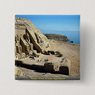 Chapa Cuadrada Los templos de Abu Simbel, desierto de Egipto