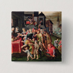 Chapa Cuadrada Los trabajos de la misericordia