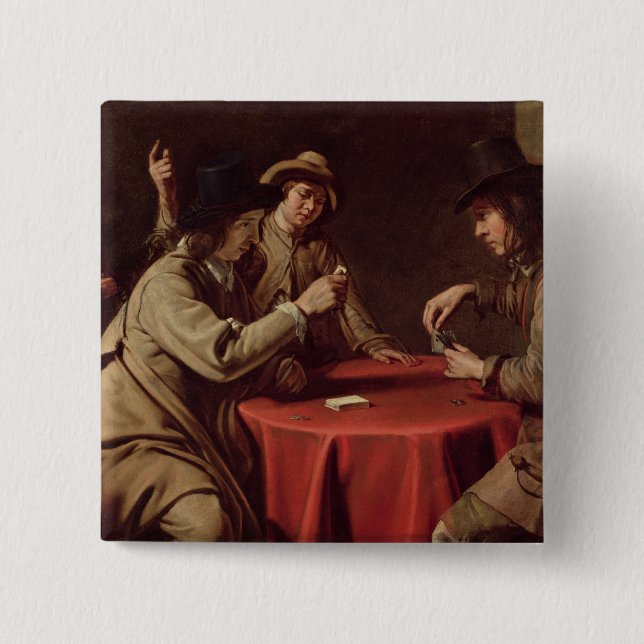 Chapa Cuadrada Los tramposos (Anverso)