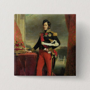Chapa Cuadrada Louis-Felipe I, rey de Francia