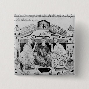 Chapa Cuadrada Louis I el piadoso