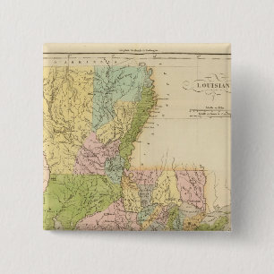 Chapa Cuadrada Louisiana EE.UU.