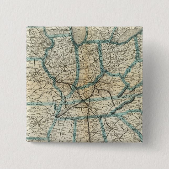 Chapa Cuadrada Louisville y Nashville Railroad 2 (Anverso)