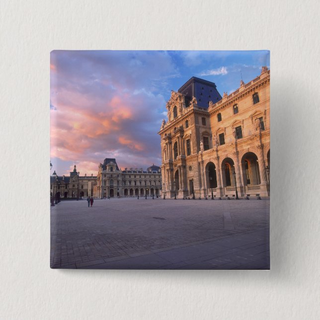 Chapa Cuadrada Louvre, París, Francia (Anverso)