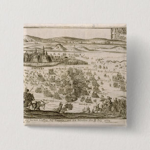 Chapa Cuadrada Luche cerca de la ciudad de Levice en 1664,