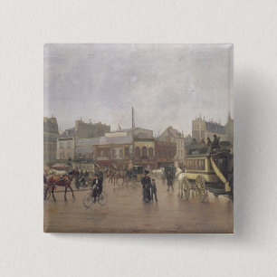 Chapa Cuadrada Lugar Clichy, París, 1896 del La