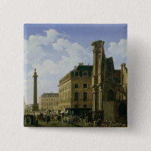Chapa Cuadrada Lugar Vendome, 1808 del La
