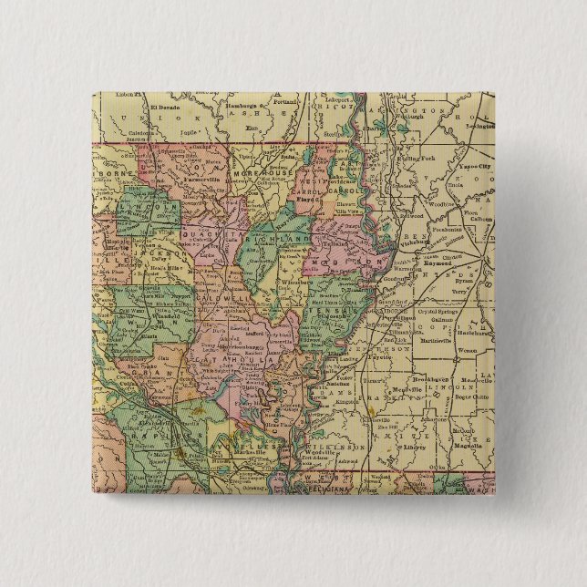 Chapa Cuadrada Luisiana 10 (Anverso)