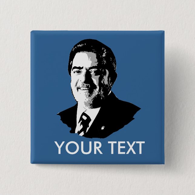 Chapa Cuadrada Luiz Inácio Lula da Silva (Anverso)