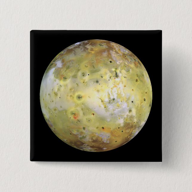 Chapa Cuadrada Luna de Júpiter Lo (Anverso)