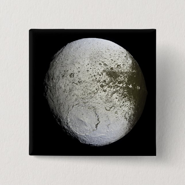 Chapa Cuadrada Luna de Saturno Iapeto 2 (Anverso)