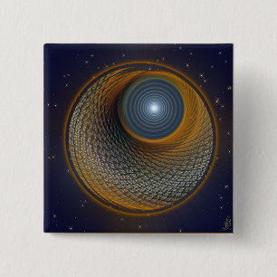 Chapa Cuadrada Luna del castor del sasafrás