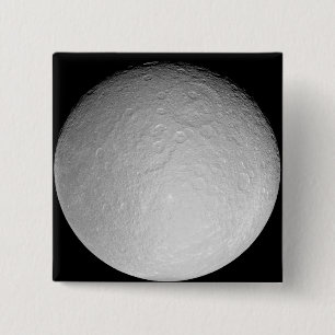 Chapa Cuadrada Luna helada de Saturno Rhea