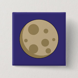 Chapa Cuadrada Luna Llena