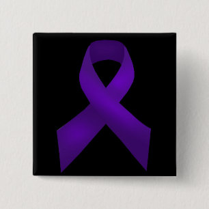 Chapa Cuadrada Lupus púrpura de la conciencia de la cinta