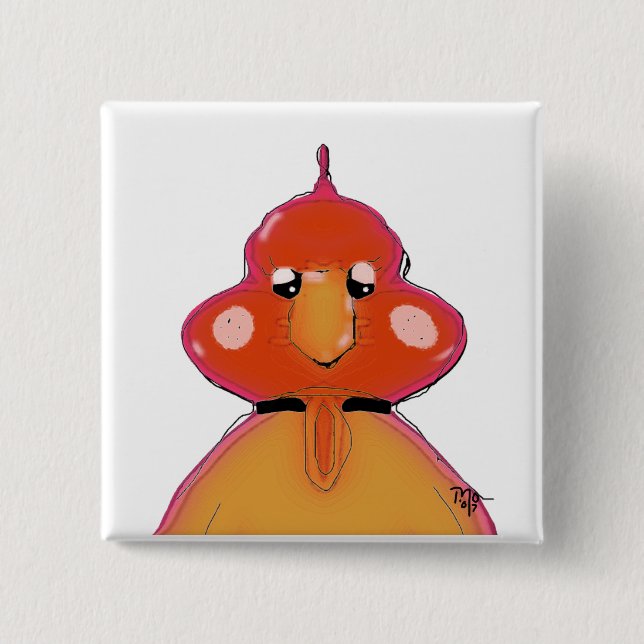 Chapa Cuadrada lurkey del pavo (Anverso)