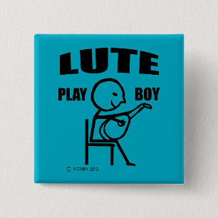 Chapa Cuadrada Lute Play Boy