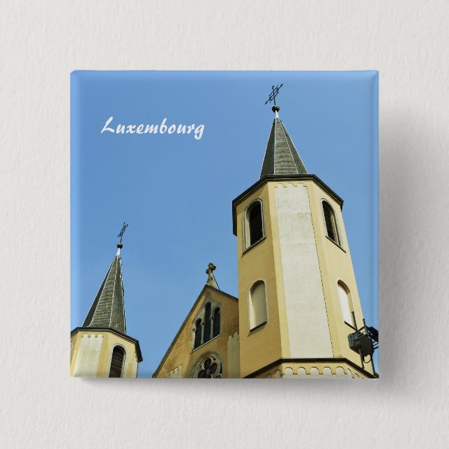 Chapa Cuadrada Luxemburgo (Anverso)