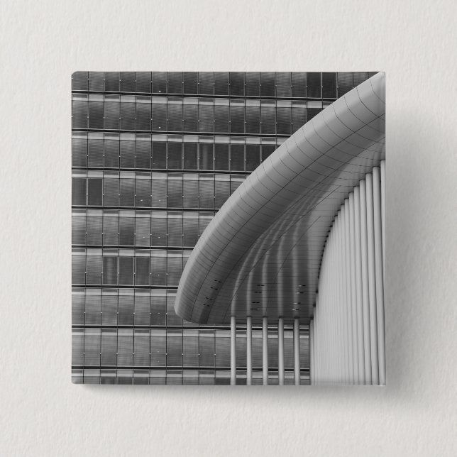 Chapa Cuadrada Luxemburgo, Luxemburgo, Kirchberg Plateau. (Anverso)