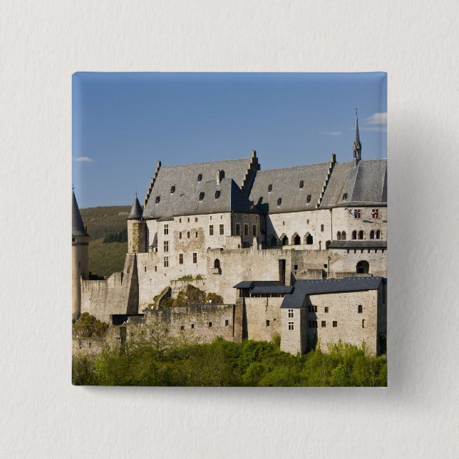 Chapa Cuadrada Luxemburgo, Vianden. Chateau de Vianden (b. decimo (Anverso)