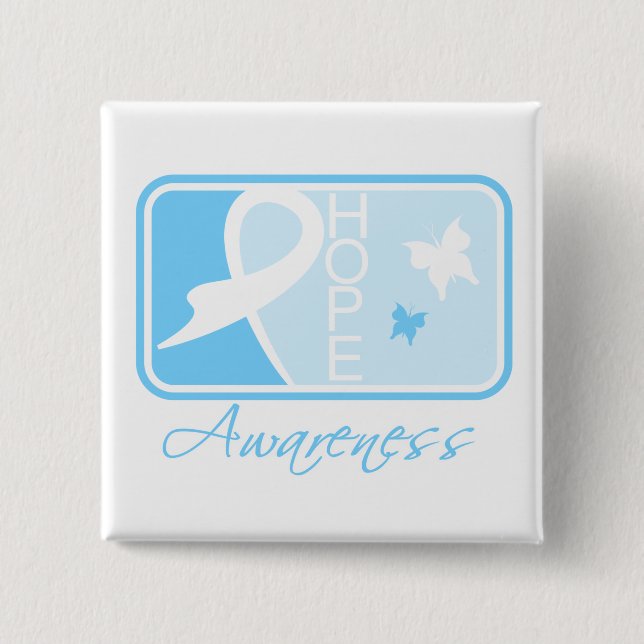 Chapa Cuadrada Lymphedema Hope Awareness Tile (Anverso)