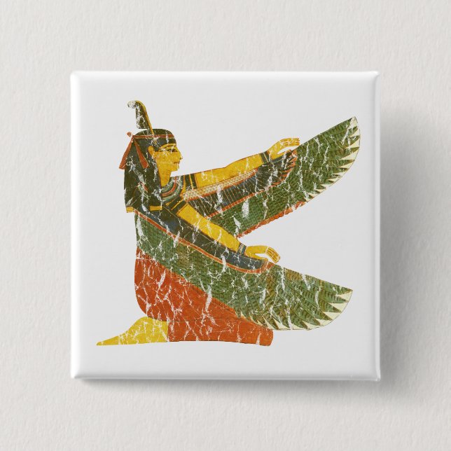 Chapa Cuadrada Maat kneeling (Anverso)