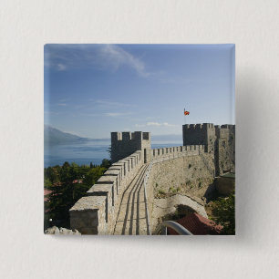 Chapa Cuadrada MACEDONIA, Ohrid. Castillo del Car Samoil - Castil