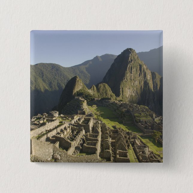 Chapa Cuadrada Machu Picchu, ruinas de ciudad inca, Perú. (Anverso)