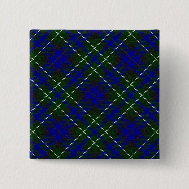 Chapa Cuadrada Macneil de Colonsay manteca azul (Anverso)