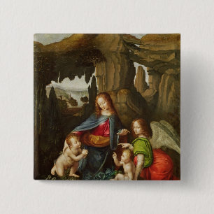 Chapa Cuadrada Madonna de las rocas