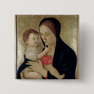 Chapa Cuadrada Madonna y niño, c.1475
