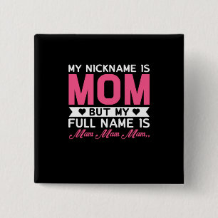 Chapa Cuadrada Madre Arte Mi Apodo Es Mamá