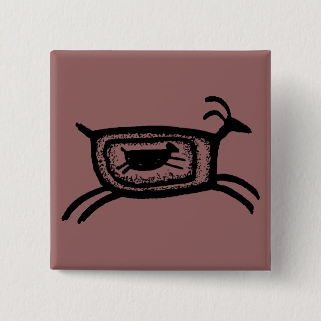 Chapa Cuadrada Madre cabra-BW (Anverso)