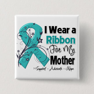 Chapa Cuadrada Madre - Cinta de Cáncer de Ovario