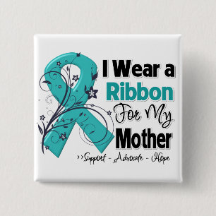 Chapa Cuadrada Madre - cinta del cáncer ovárico