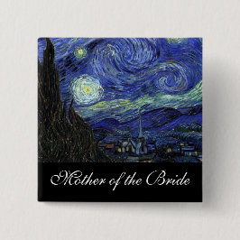 Chapa Cuadrada Madre de la novia Starry Night