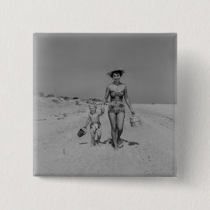 Chapa Cuadrada Madre e hijo