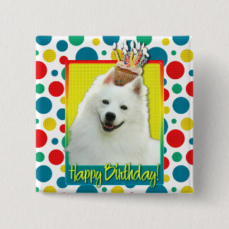 Chapa Cuadrada Magdalena del cumpleaños - esquimal americano