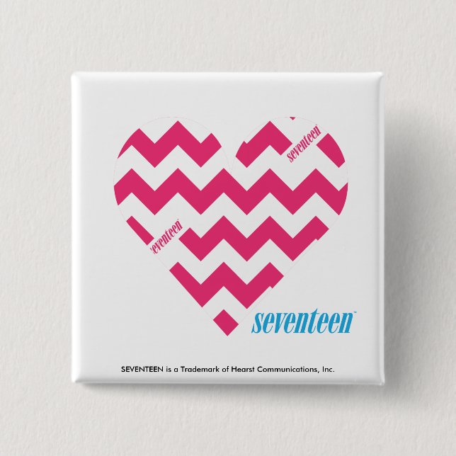 Chapa Cuadrada Magenta 3 del zigzag (Anverso)