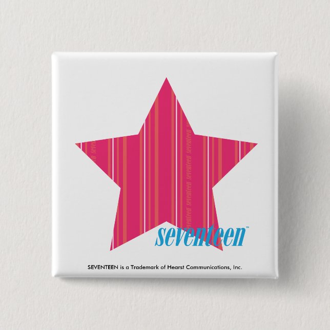 Chapa Cuadrada Magenta fina 3 de las rayas (Anverso)