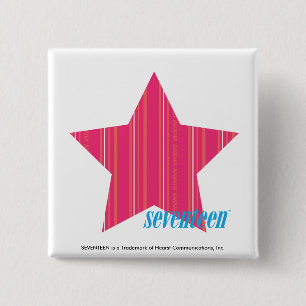Chapa Cuadrada Magenta fina 3 de las rayas