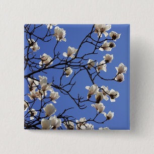 Chapa Cuadrada Magnolias florecientes