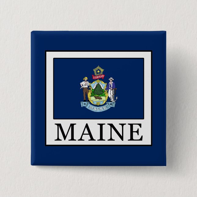 Chapa Cuadrada Maine (Anverso)