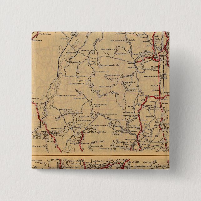 Chapa Cuadrada Maine 6 (Anverso)