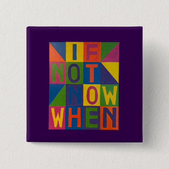 Chapa Cuadrada Make A Statement with a Statement (Anverso)